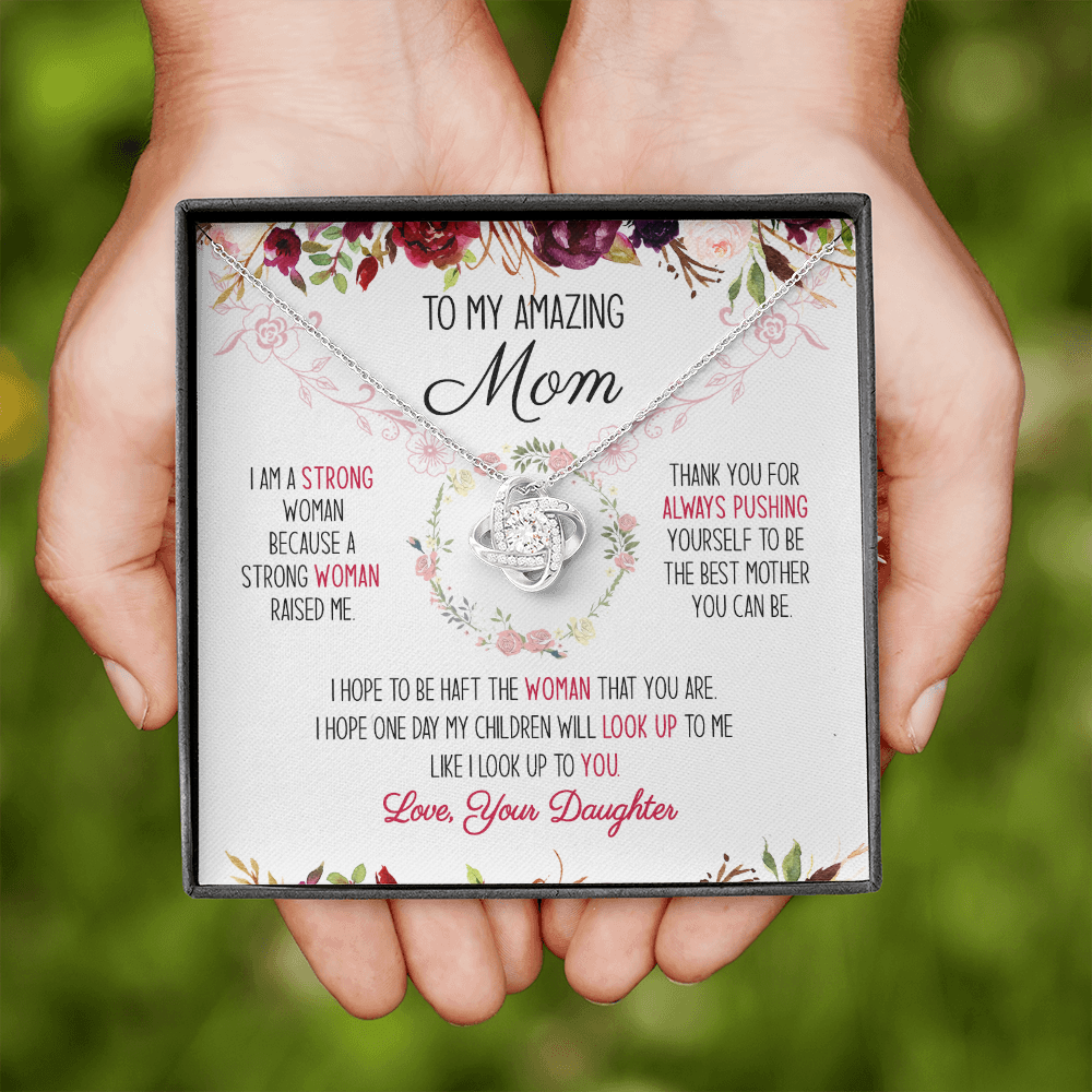 To My Amazing Mom You're The Best Mom Ever Necklace SO51V1