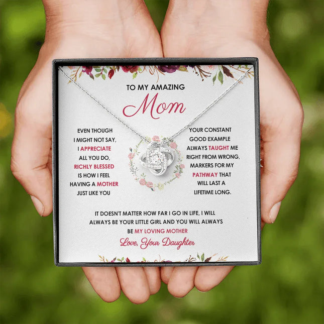 To My Mother - You Will Always Be My Loving Mother - Necklace SO58V - Charming Present