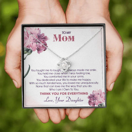 To My Mom Thank You For Loving Me Unconditionally - Necklace SO29T - Charming Present