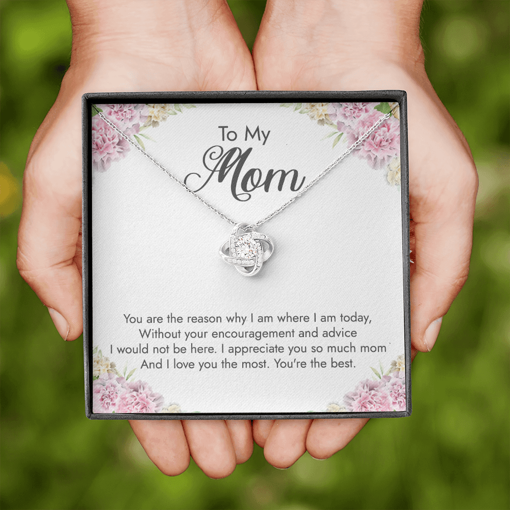 To My Mom I Love You The Most - Necklace SO82