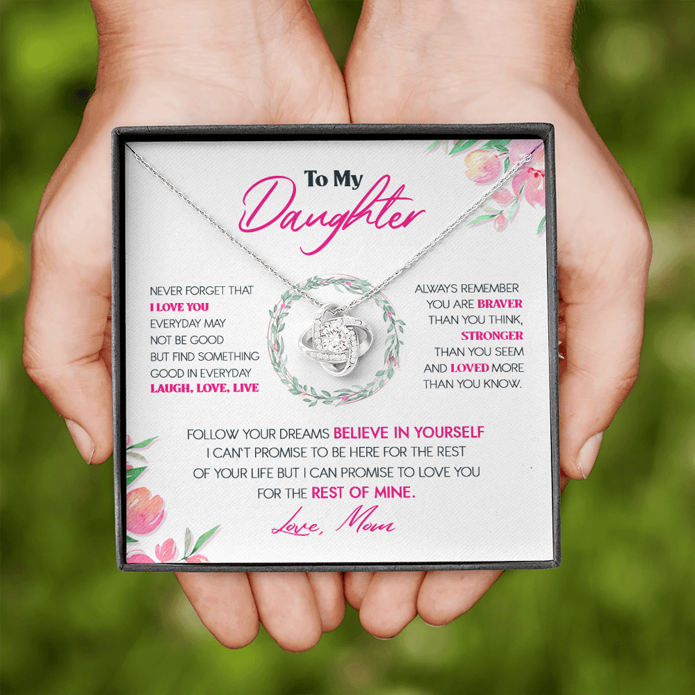 To My Daughter - Never Forget That I Love You - Necklace SO30T