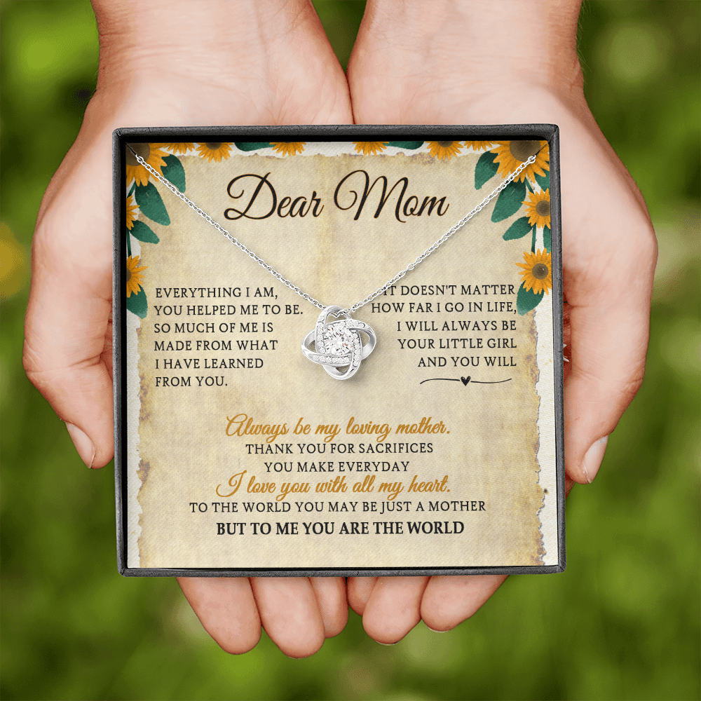 Dear Mom I Will Always Be Your Little Girl - Necklace SO28V