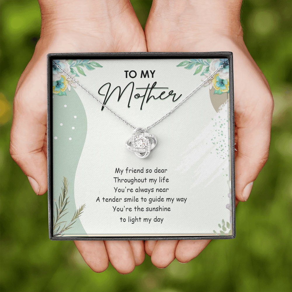 To My Mom You're The Sun Shine To Light My Day - Necklace SO20V