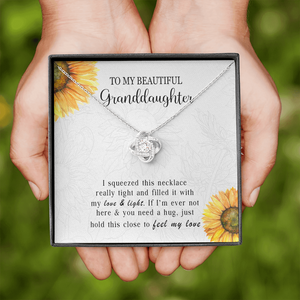 To My Granddaughter - Feel My Love - Necklace DR10