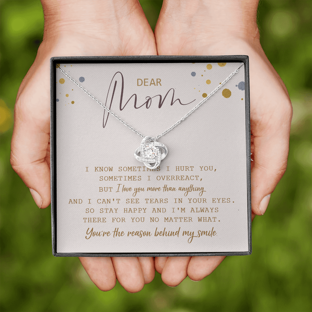Dear Mom You're The Reason Behind My Smile Necklace SO21T