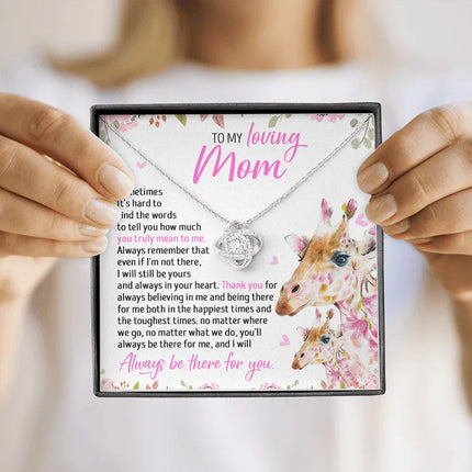 To My Mom - I Will Still Always Be Yours And Always In Your Heart - Necklace SO49T - Charming Present