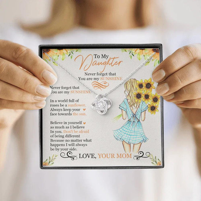 To My Daughter - You Are My Sunshine - Necklace SO137T - Charming Present