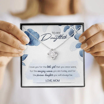 To My Daughter - I Love You For The Little Girl - Necklace SO01T - Charming Present