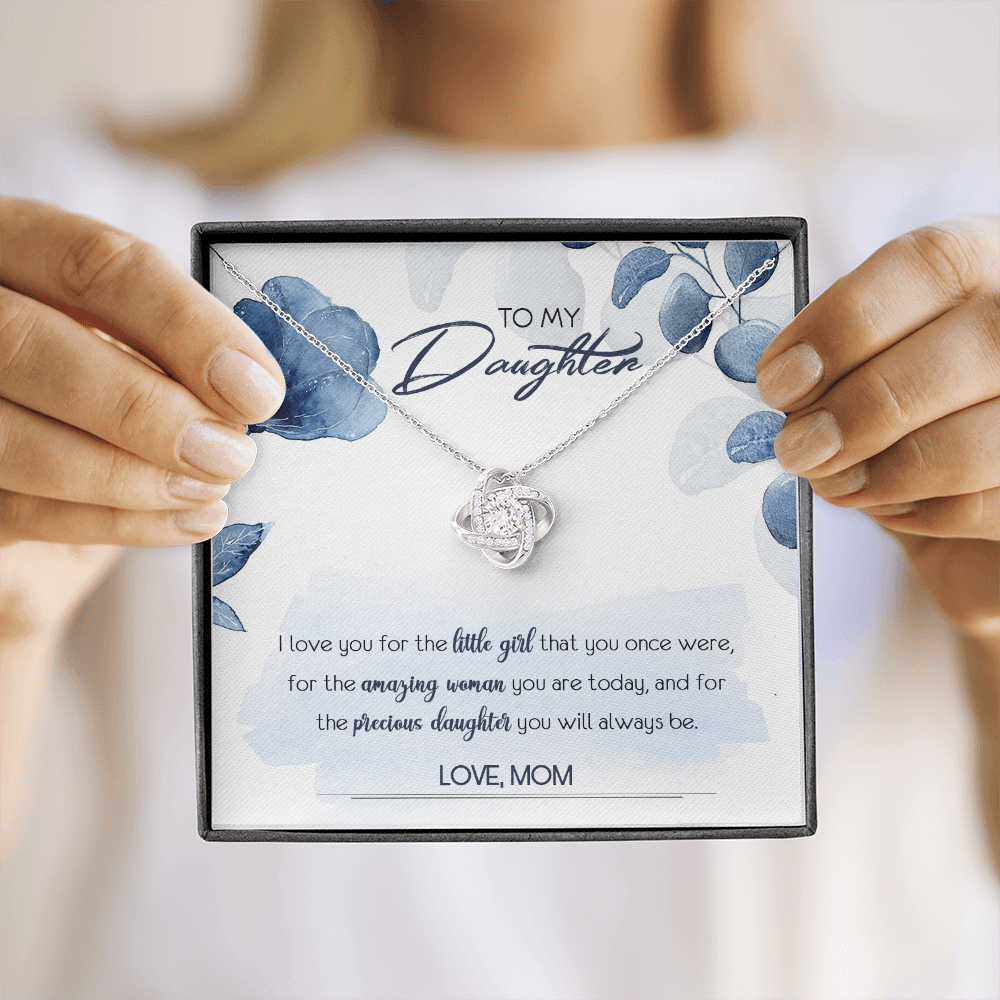 To My Daughter - I Love You For The Little Girl - Necklace SO01T