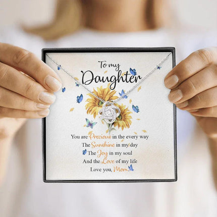 To My Daughter You're The Love Of My Life Necklace SO70 - Charming Present
