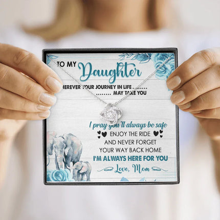 To My Daughter - Enjoy The Ride - Necklace SO02V - Charming Present