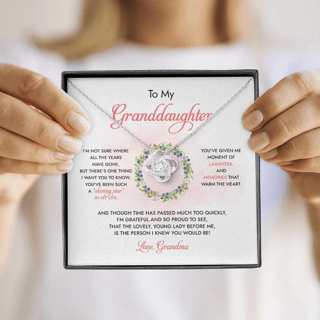 To My Granddaughter You've Been Such A Shining Star - Necklace SO93 - Charming Present