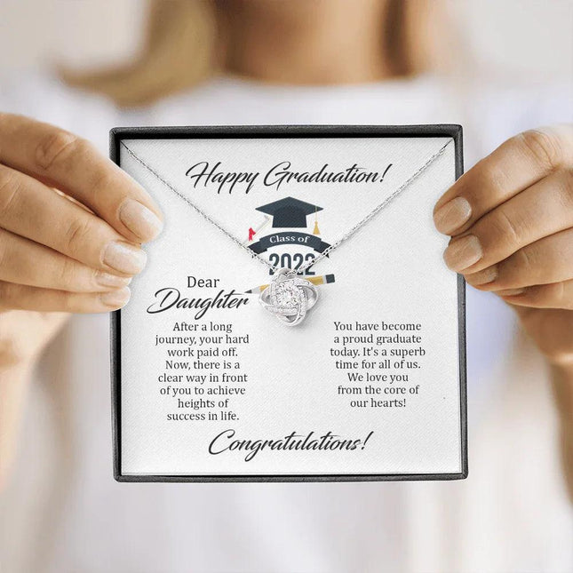 To My Daughter - Happy Graduation - Necklace SO110T - Charming Present