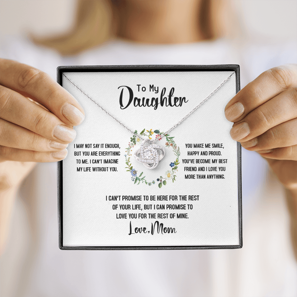 To My Daughter - Love You For The Rest Of Mine - Necklace SO141T