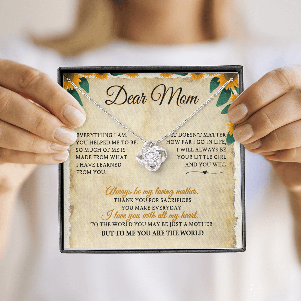 Dear Mom I Will Always Be Your Little Girl - Necklace SO28V