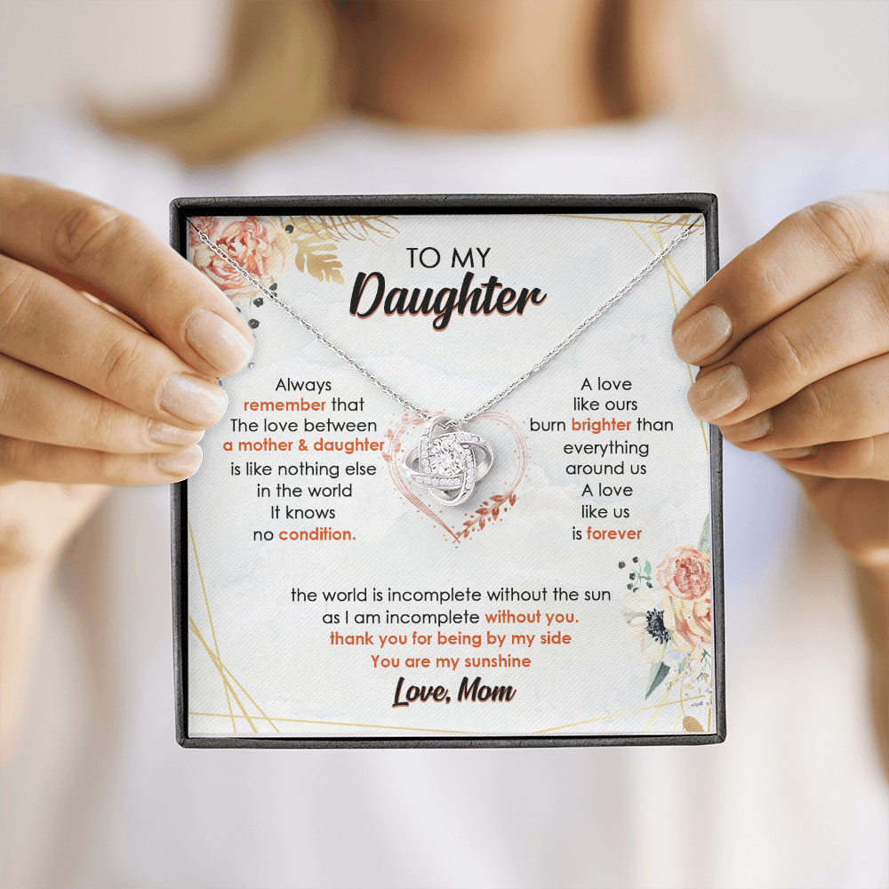 To My Daughter I Am Incomplete Without You - Necklace SO44V