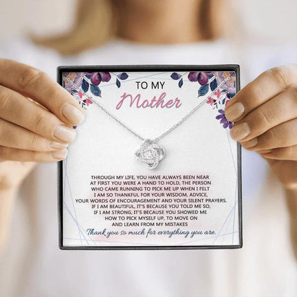 To My Mother - Thank You So Much For EveryThing You Are - Necklace SO70V - Charming Present