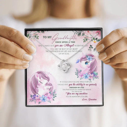 To My Granddaughter - You Are My Sunshine - Necklace DR14 - Charming Present