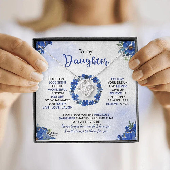 To my Daughter - Do What Makes You Happy - Necklace SO98 - Charming Present