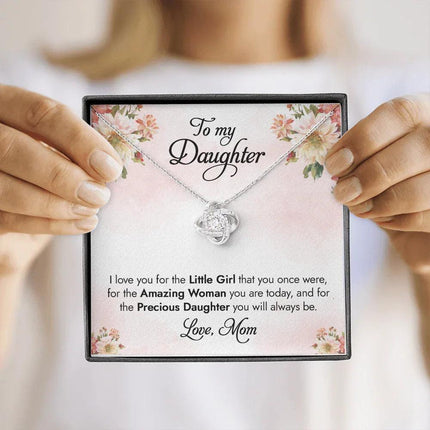 To My Daughter - I Love You For The Little Girl - Necklace SO83 - Charming Present