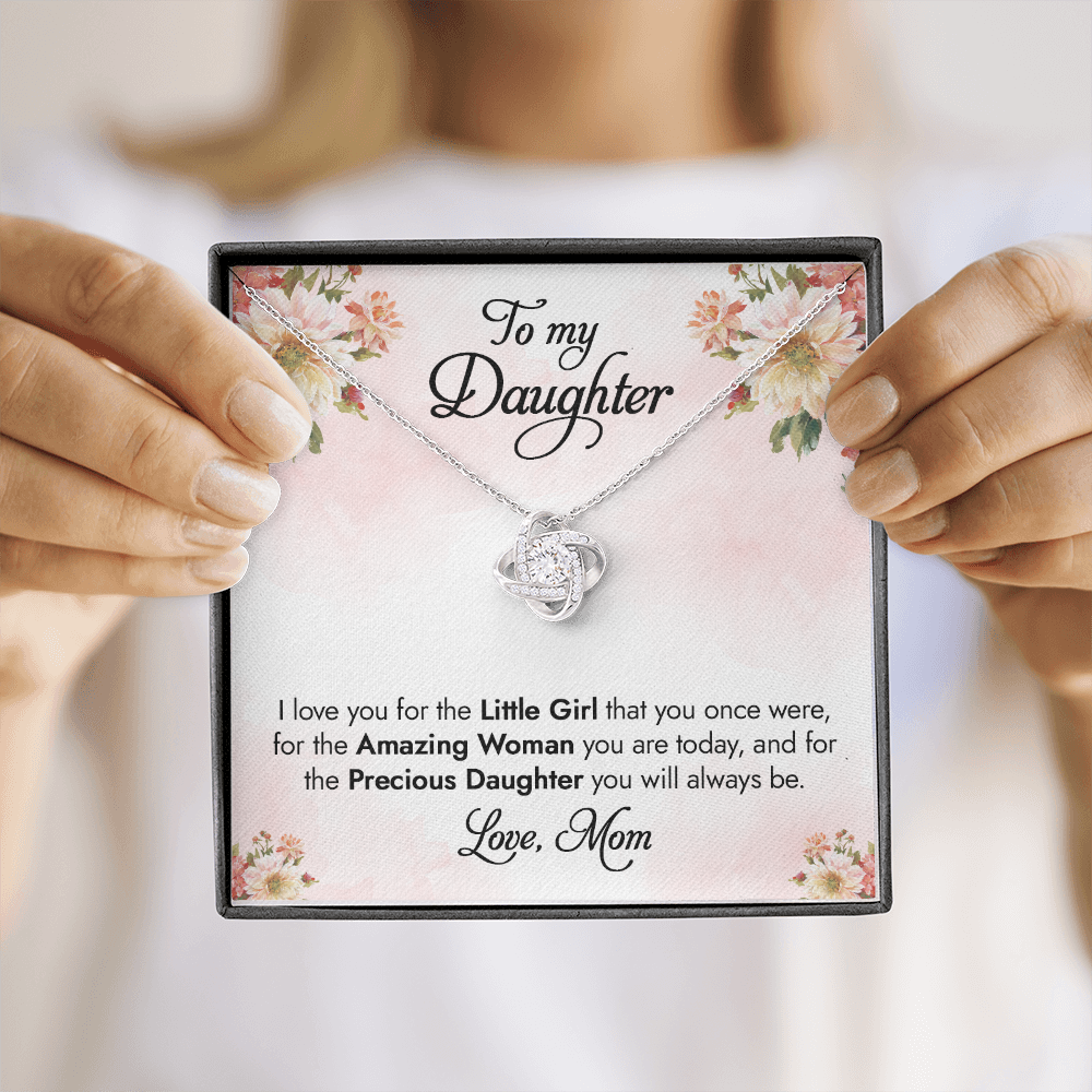 To My Daughter - I Love You For The Little Girl - Necklace SO83