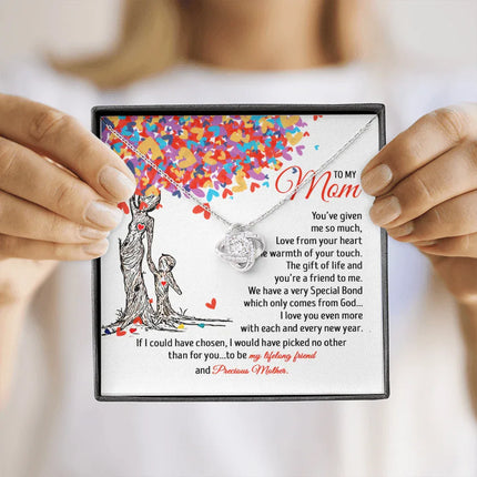 To My Mom - We Have A Very Special Bond - Necklace SO57T - Charming Present
