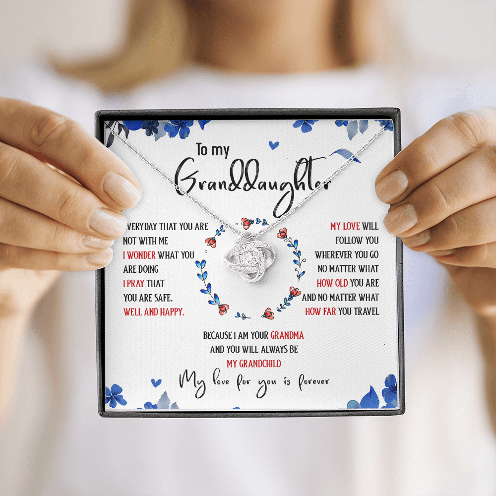 To My Granddaughter My Love For You Is Forever - Necklace SO35T
