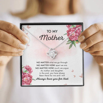 To My Mom I Will Always Love You - Necklace SO79 - Charming Present