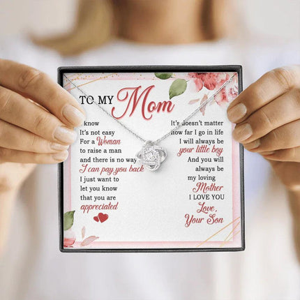 To My Mom - Always Be Your Little Boy - Necklace SO06V - Charming Present