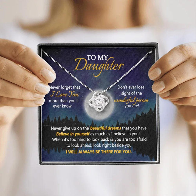 To My Daughter - Believe In Yourself As I Believe In You - Necklace SO77V - Charming Present