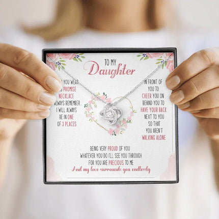 To My Daughter You Are Precious To Me - Necklace SO42V - Charming Present