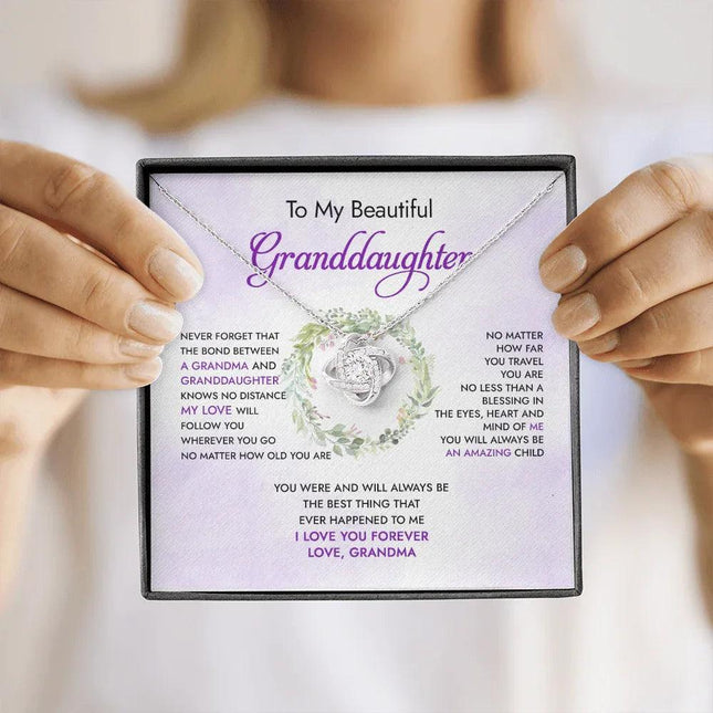 To My Granddaughter You Will Always Be An Amazing Child - Necklace SO91 - Charming Present