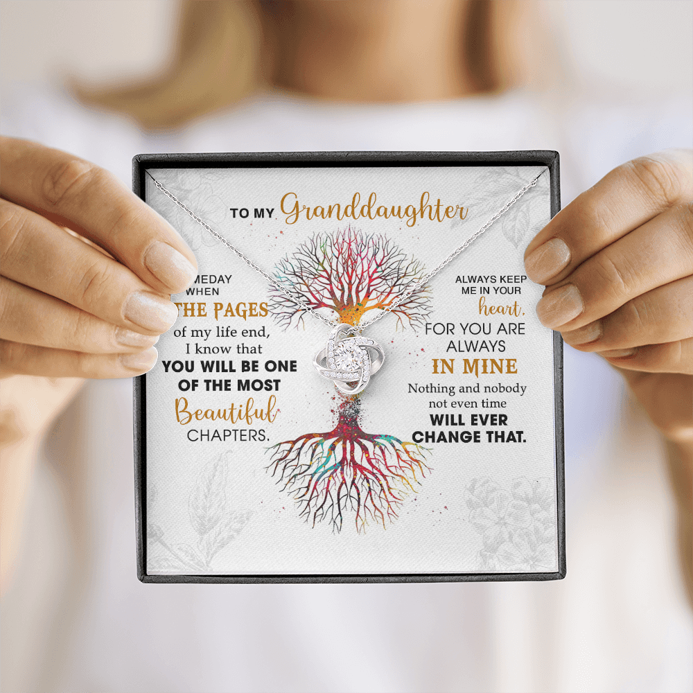 To My Granddaughter - You Are Always In Mine - Necklace DR11