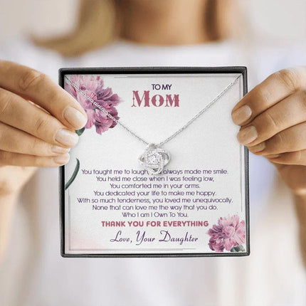 To My Mom Thank You For Loving Me Unconditionally - Necklace SO29T - Charming Present