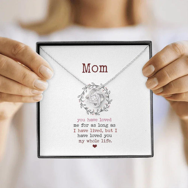 Dear Mom - Loved You My Whole Life - Necklace SO88V - Charming Present