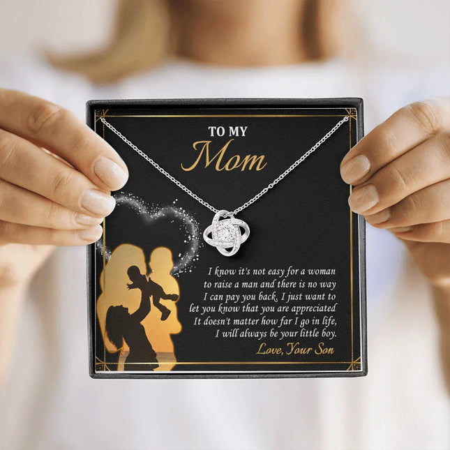 To My Mom - I Love You Forever And Always - Necklace SO119V - Charming Present