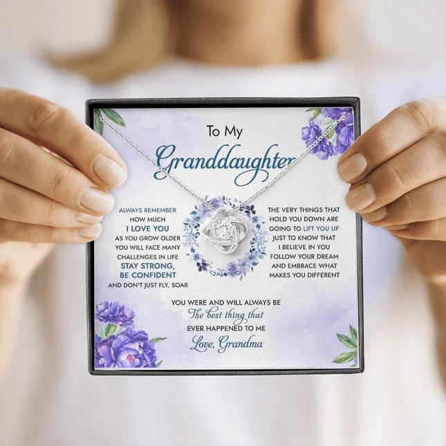 To My Granddaughter You Were And Will Always Be The Best Thing - Necklace SO92 - Charming Present