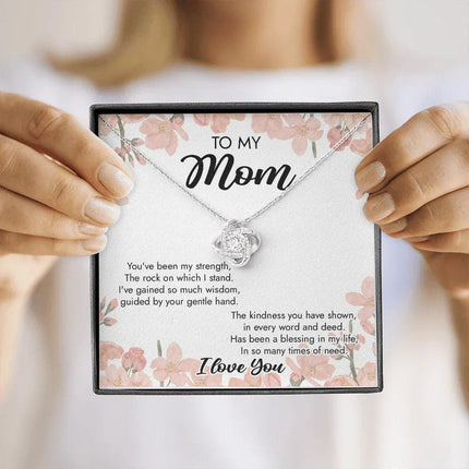 To My Mom You've Been My Strength Necklace SO40 - Charming Present