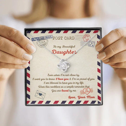 To My Daughter - You Are Loved - Necklace SO49 - Charming Present