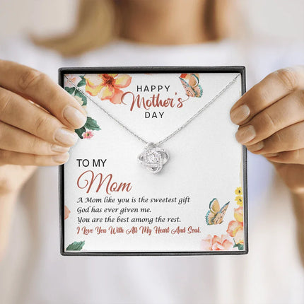 To My Mom - Happy Mother's Day - Necklace SO67V - Charming Present