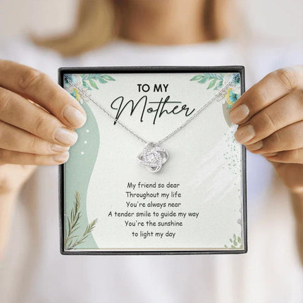 To My Mom You're The Sun Shine To Light My Day - Necklace SO20V - Charming Present