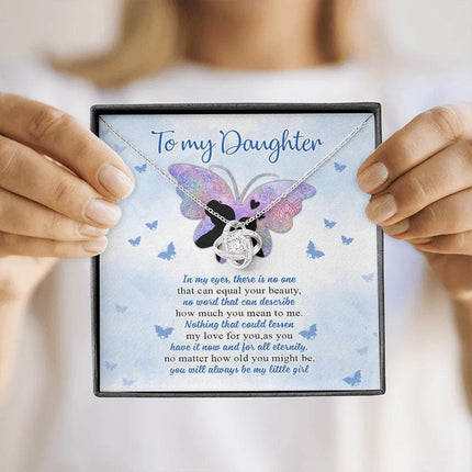 To My Daughter You Will Always Be My Little Girl - Necklace SO74 - Charming Present