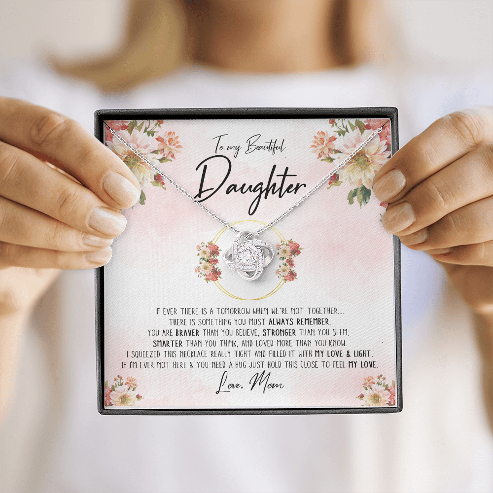 To My Beautiful Daughter - You Are Smarter Than You Think - Necklace SO85