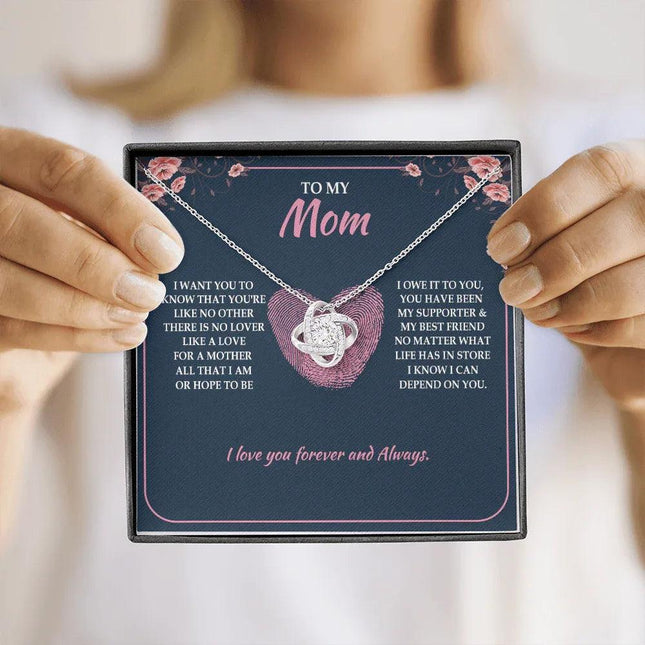 To My Mom - Thank You For Guiding Me Through All Of This - Necklace SO125V - Charming Present