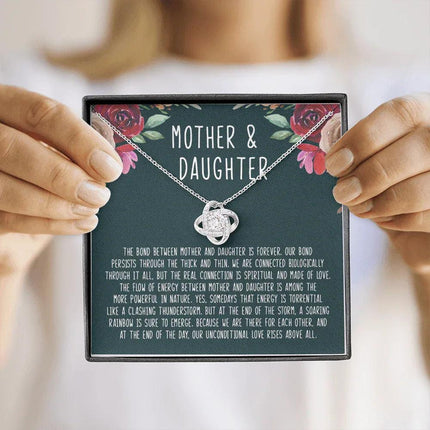 Mother's Day Gift - The Bond Between Mother And Daughter Is Forever - Necklace SO16T - Charming Present