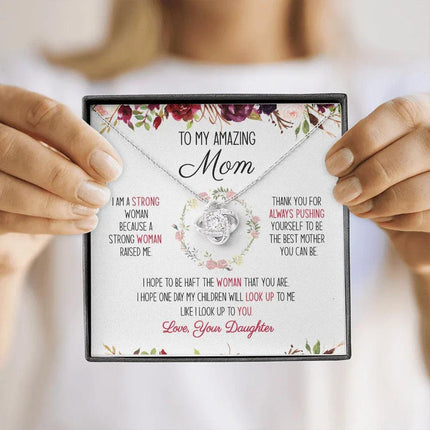 To My Amazing Mom - You're The Best Mom Ever - Necklace SO51V - Charming Present