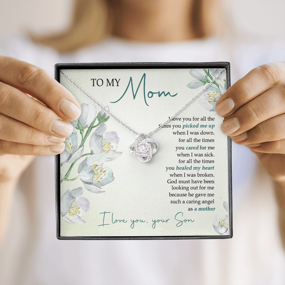 To My Mom - You're My Caring Angel - Necklace SO53V