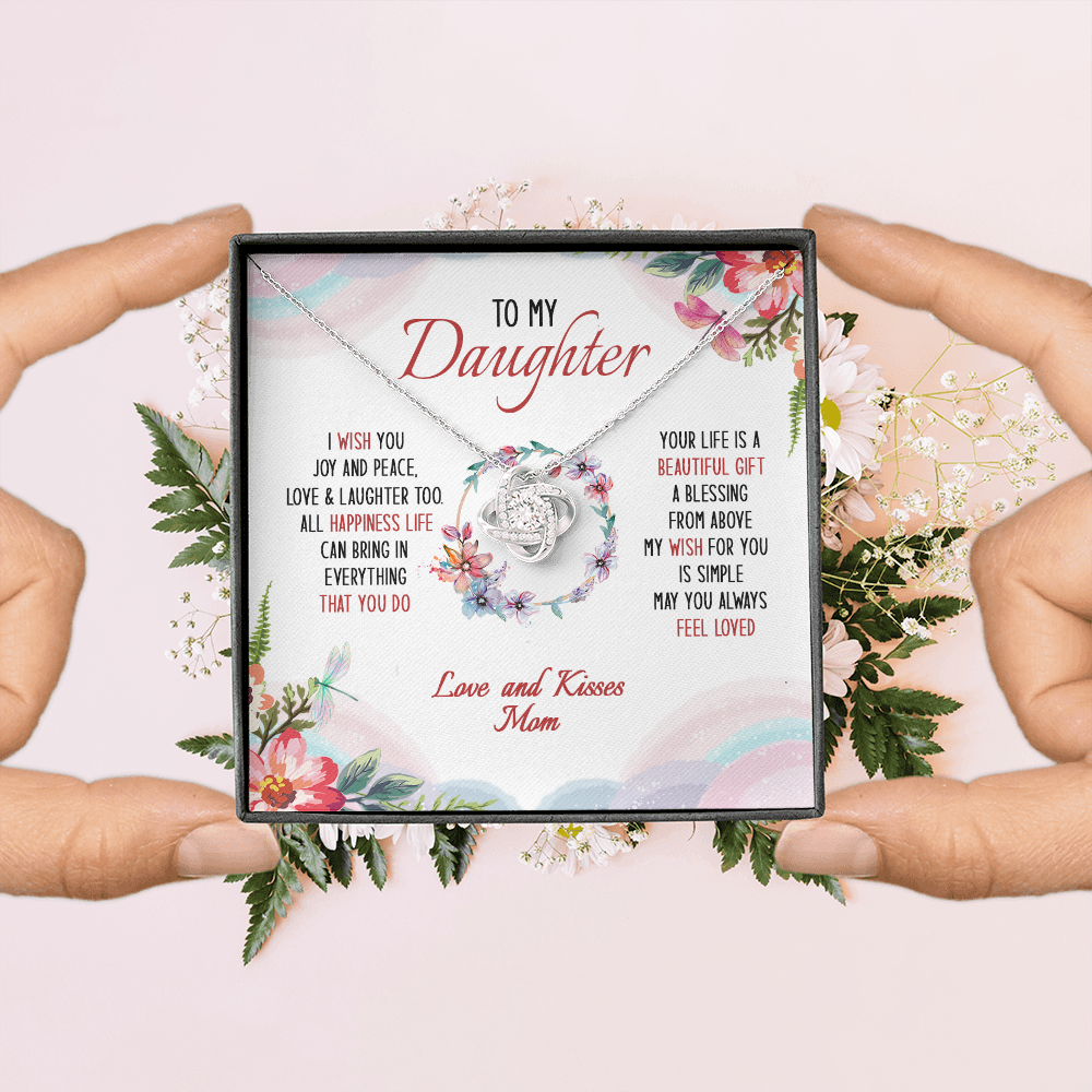 To My Daughter May You Always Feel Loved - Necklace SO34V