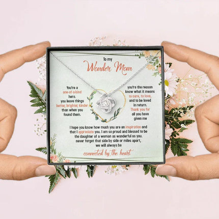 To My Wonder Mom You're One Of A Kind - Necklace SO45T - Charming Present