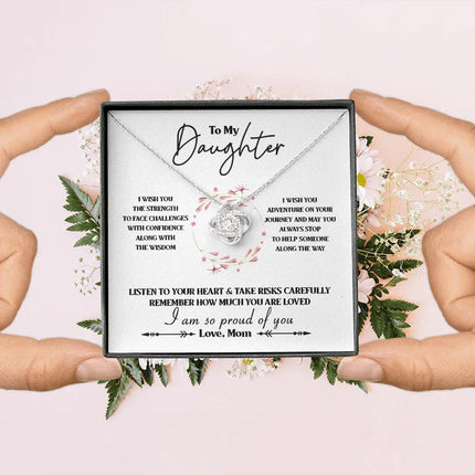To My Daughter - I Wish You The Strength - Necklace SO147T - Charming Present